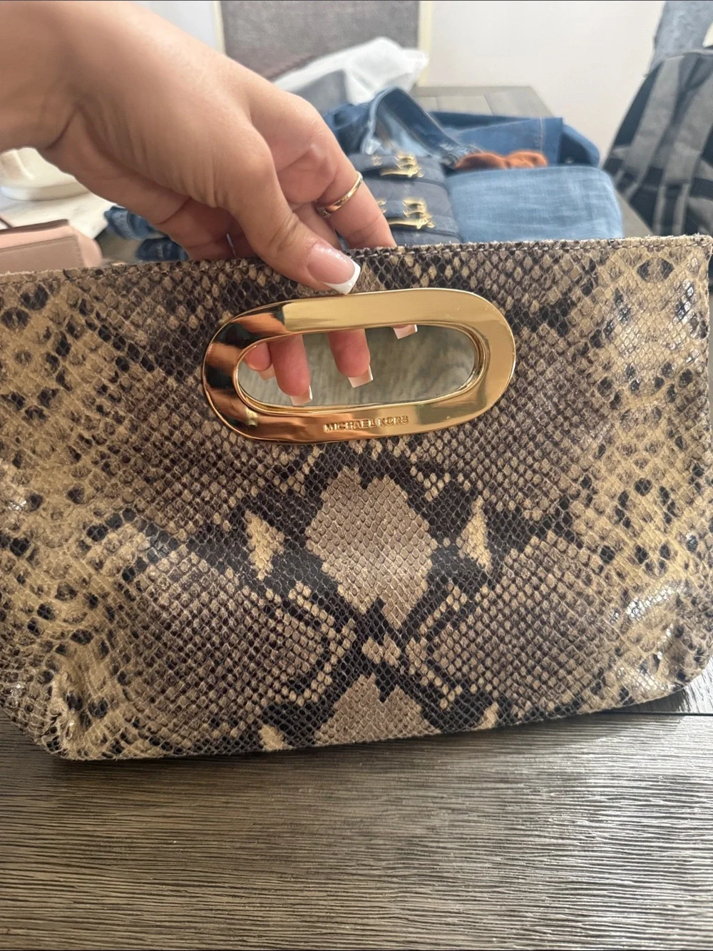 Michael Kors stylish snakeskin